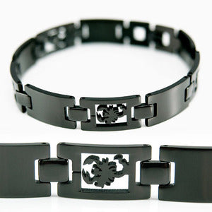 Black Scorpion Stainless Steel Links Mens Bracelet MB130-0